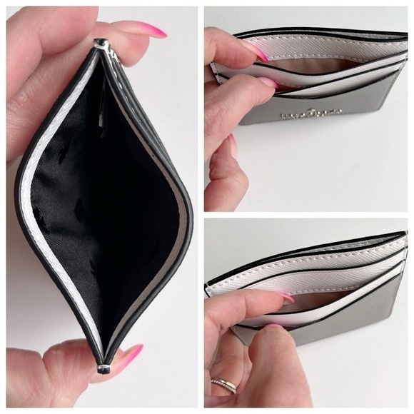 Kate Spade Colorblock Slim Card Wallet - Picture 8 of 11